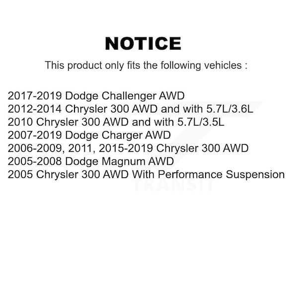 Front Suspension Control Arm & Ball Joint Link Kit For Dodge Charger Chrysler 300 Magnum